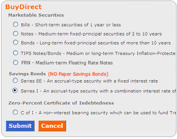 Screen segment for BuyDirect with sample Registration Information.