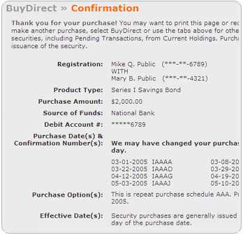 Screen segment for Purchase Review with sample Requested Purchase Dates.